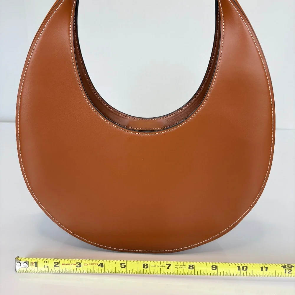 Staud Moon Bag in brown leather. Authentic. - Picture 12 of 14